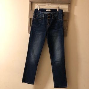Flying monkey boot cut cropped jeans